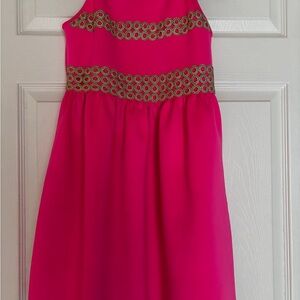 Lilly Pulitzer Pink Dress with Green Accents